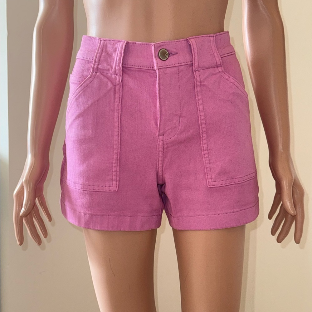 NWT Cosmic Blue Love Mid-Rise Camila Rose Shorts